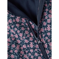 NAME IT Lang Softshell Jakke Alfa Flower Dark Sapphire